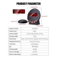 Super Loud Alarm Clock with Bed Shaker thumbnail 4