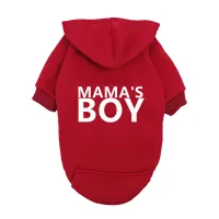 Mama's Boy Fleece Dog Hoodie thumbnail 5