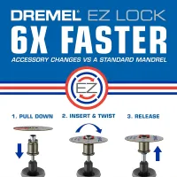Dremel EZ Lock Cutting Kit 5Pcs thumbnail 3