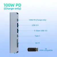 USB C Hub 3.0 4K HDMI Adapter thumbnail 6