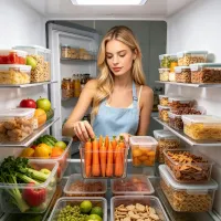 Clear Refrigerator Door Bins thumbnail 3