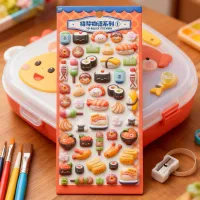 3D Puff Food Stickers for Kids thumbnail 1