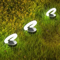 Solar Garden Stake Lights - 360° Rotating thumbnail 2