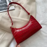 Alligator Pattern PU Leather Underarm Bag thumbnail 2