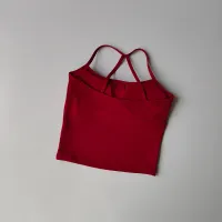 Seamless Nude Scrunch Push-Up Yoga Tank Top thumbnail 6