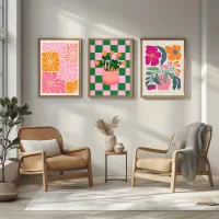 Bohemian Floral Canvas Prints thumbnail 4