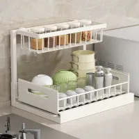 2-Tier Pull-Out Under Sink Organizer thumbnail 2