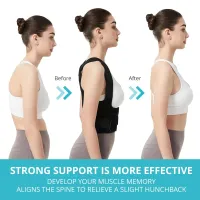 Adjustable Posture Corrector Back Brace thumbnail 3