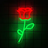 LED Neon Flower Wall Sign thumbnail 4