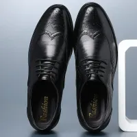 Handcrafted Calfskin Oxford Brogue Shoes thumbnail 3