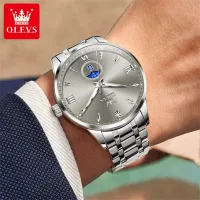 OLEVS 3646 Silver Men's Luxury Watch thumbnail 4