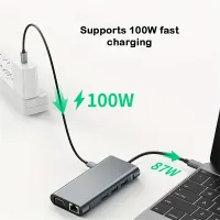 10-in-1 USB C Hub Docking Station thumbnail 4