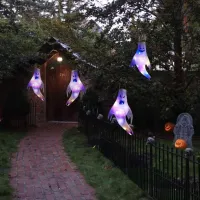 LED Hanging Ghost Halloween Decor thumbnail 5