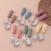 2PCS Stainless Steel Baby Utensil Set thumbnail 3