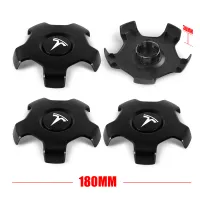 Tesla Wheel Center Hub Caps 4-Pack thumbnail 3