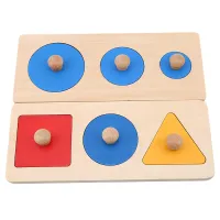 Montessori Wooden Shapes Sorting Puzzle thumbnail 3