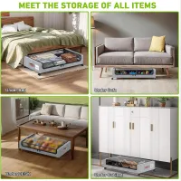 Under Bed Storage Container with Wheels thumbnail 6