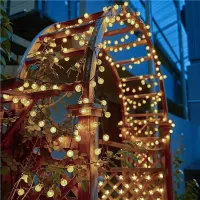 Solar Bubble Ball String Lights thumbnail 4