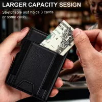 Slim RFID Blocking Leather Wallet thumbnail 4