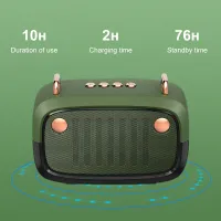 Bs32d Retro Bluetooth Speaker thumbnail 5
