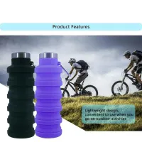 Collapsible Water Bottle - BPA Free thumbnail 2
