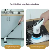 Cordless Spin Scrubber Electric Cleaning Brush thumbnail 2