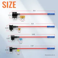 16Pcs Micro2 Low Profile Fuse Tap Kit thumbnail 3