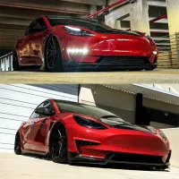 Tesla Model 3/Y Front Bumper Lip Spoiler thumbnail 6