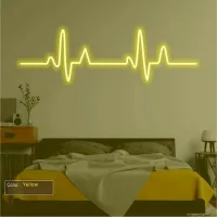 Heartbeat Neon Sign for Gaming Rooms thumbnail 6