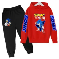 Kids Supersonic Blue Hoodie & Pants Set thumbnail 4