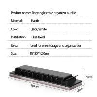 Self-Adhesive Cable Clips Set thumbnail 6