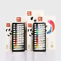 Washable Watercolor Paint Set 12-24 Colors thumbnail 2