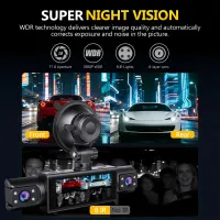 4-Channel WiFi Car DVR Dash Cam 1080P thumbnail 3