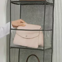 4/6Tier Over The Door Organizer Miscellaneous Clothes Toy Hanging Storage Bag With Mesh Pockets Shelves For Closet Bedroom Dorm thumbnail 4