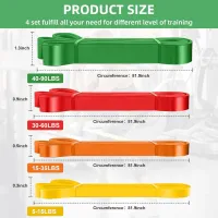 Heavy Duty Resistance Bands Set thumbnail 3