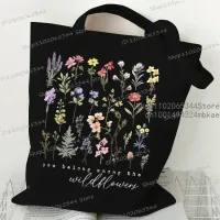 Forget Me Not Canvas Tote Bag thumbnail 3