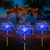 Solar Firework LED Stake Lights thumbnail 5