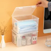 Clear Storage Box with Lid thumbnail 2