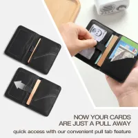 Slim RFID Blocking Leather Wallet thumbnail 3