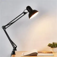 Swing Arm Clamp Desk Lamp - Black thumbnail 1