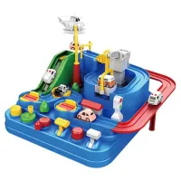 City Rescue Car Race Track Playset thumbnail 2