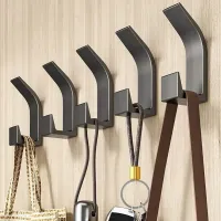 5Pcs No-Drill Wall Hooks Set thumbnail 2