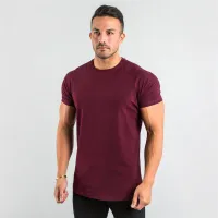 Men's Cotton Slim Fit Gym Tee thumbnail 3