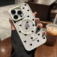 Heart Polka Dot MagSafe Clear iPhone Case thumbnail 6
