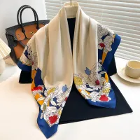 Luxury Twill Silk Square Scarf 90x90cm thumbnail 2