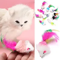 10pc Cat Mouse Rattle Toy Set thumbnail 2