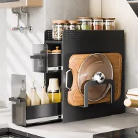 Scandinavian Kitchen Shelf Organizer thumbnail 4