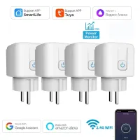 Smart WiFi EU Socket 20A with Voice Control thumbnail 1