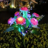 Solar Hibiscus Flower Lights thumbnail 3