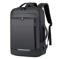 17" Waterproof Business Laptop Backpack with USB Charging thumbnail 1